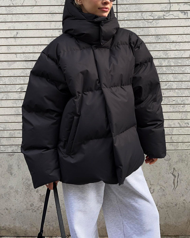 EB | Schönheit Kapuze Lockere Baumwolljacke