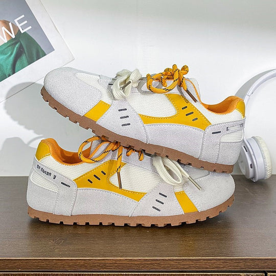 Damen Sportliche Sneaker mit rutschfester Sohle und atmungsaktivem Obermaterial EB