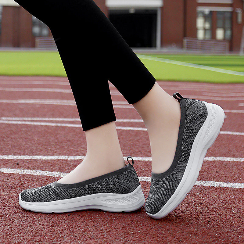 Damen Komfortable Slip-On Sneakers EB