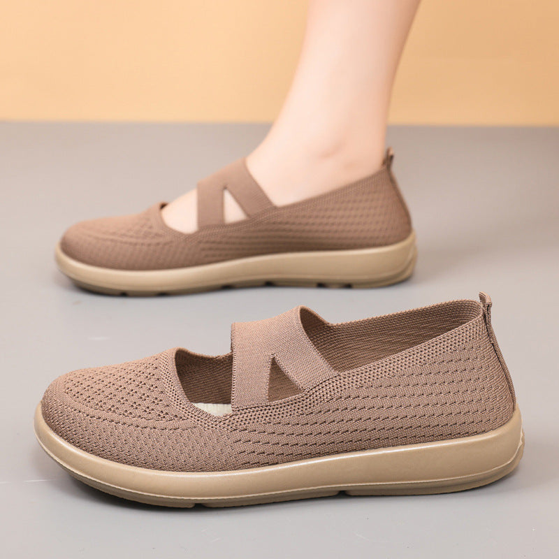Damen Atmungsaktive Freizeitschuhe mit elastischem Design EB
