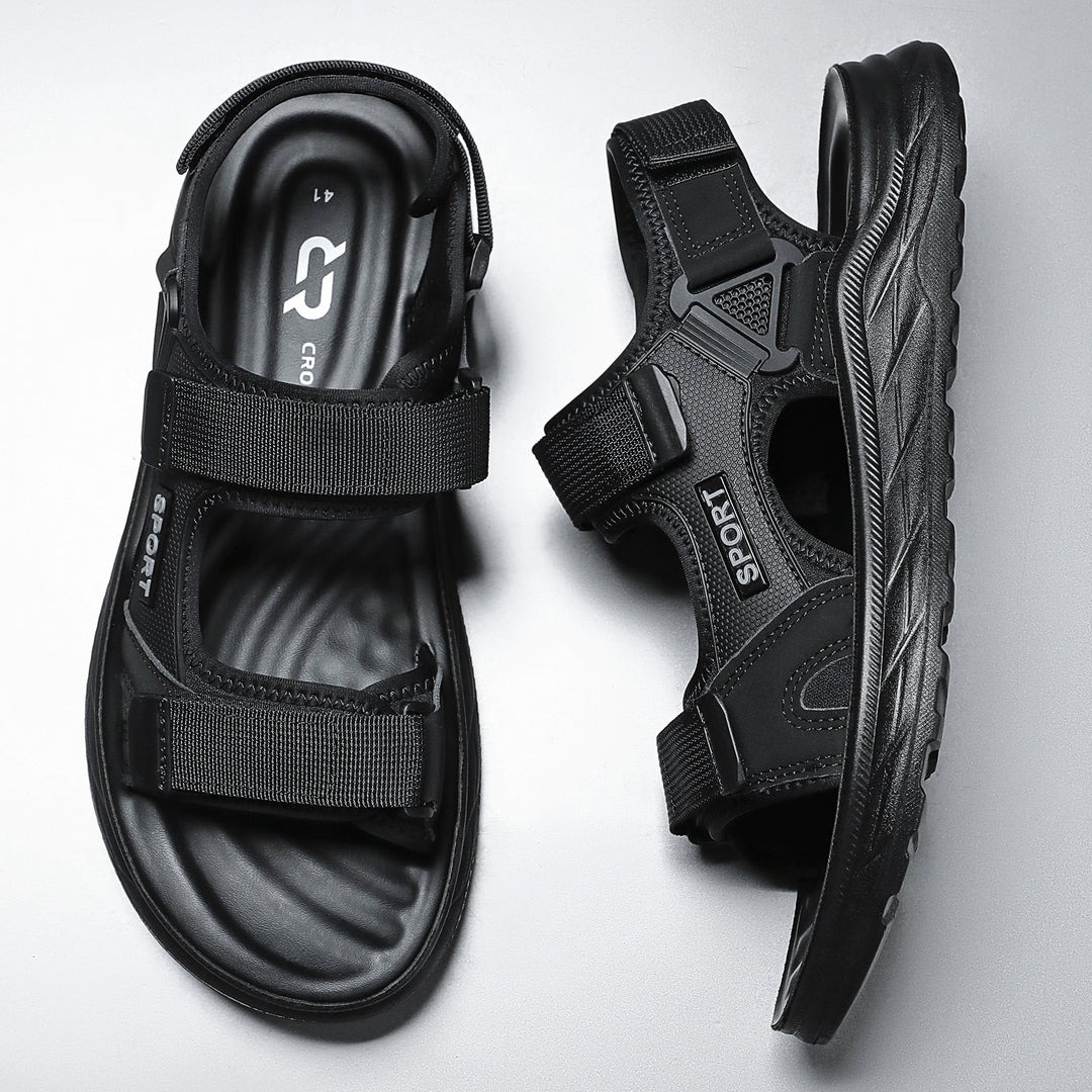 Damen Sportliche Sandalen mit verstellbaren Riemen und rutschfester Sohle EB