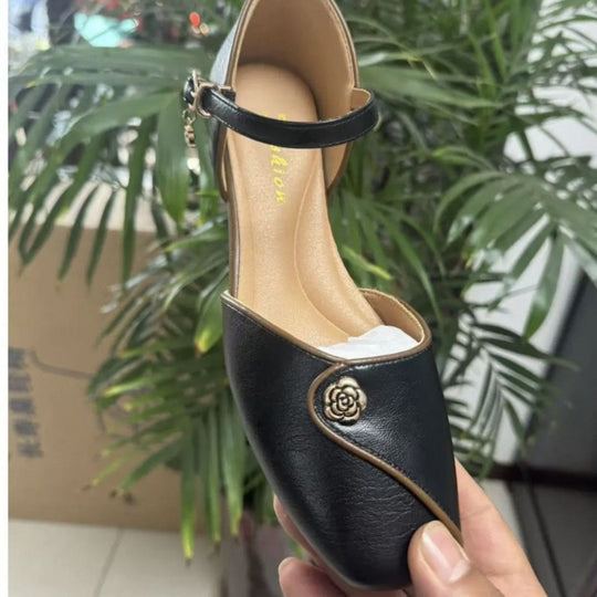 Damen Elegante Sling-Pumps mit komfortablem Fußbett und Schmuckdetail EB