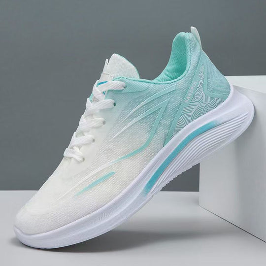 Damen Sportliche Laufschuhe mit atmungsaktiver Oberflächenstruktur und flexibler Sohle EB
