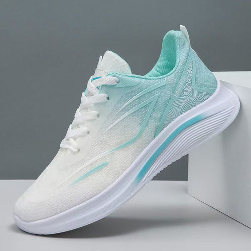 Damen Sportliche Laufschuhe mit atmungsaktiver Oberflächenstruktur und flexibler Sohle EB