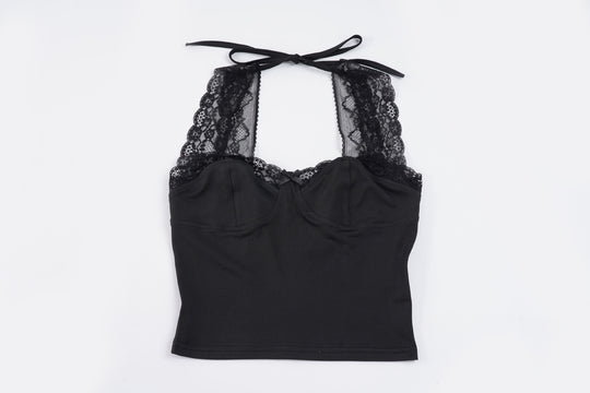 Damen Spitzen-Camisole mit elegantem Schnitt und verspielten Details EB
