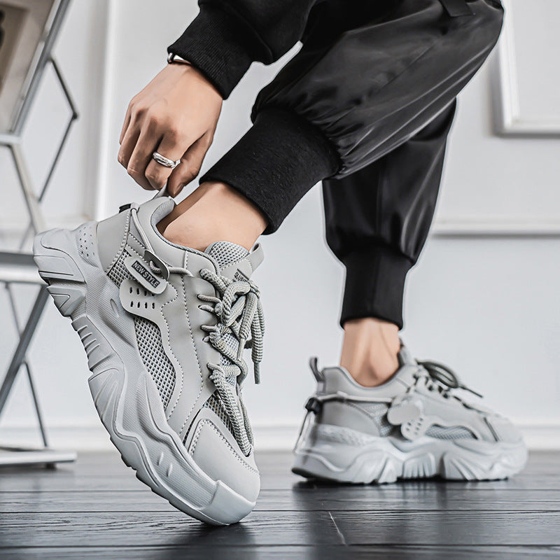 Damen Sportliche Stadt Sneakers mit atmungsaktiver Netzstruktur EB