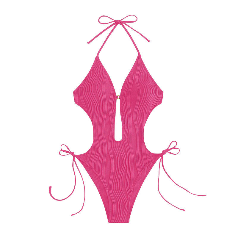 Damen Einteiliger Badeanzug mit raffiniertem Cut-Out-Design EB