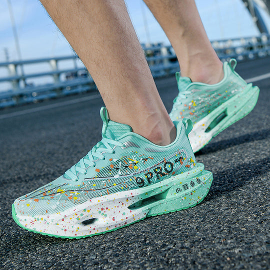 Damen Leuchtende Lauf-Sneaker mit atmungsaktivem Obermaterial und stoßdämpfender Sohle EB