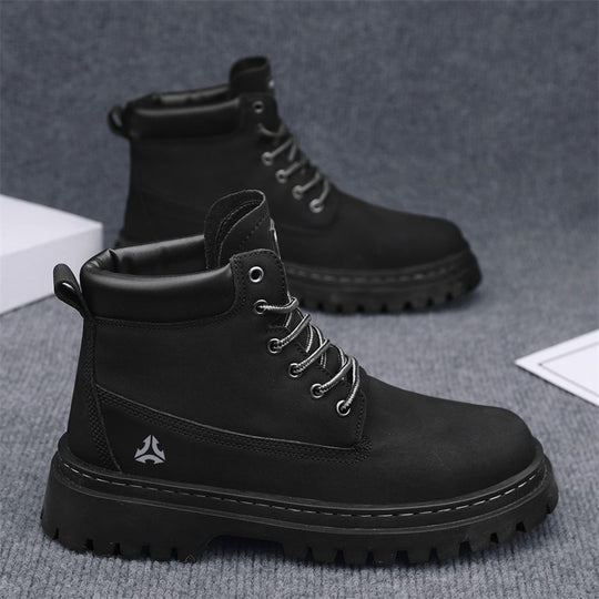 Damen Robuste Winterstiefel mit rutschfester Sohle und wärmendem Innenfutter EB