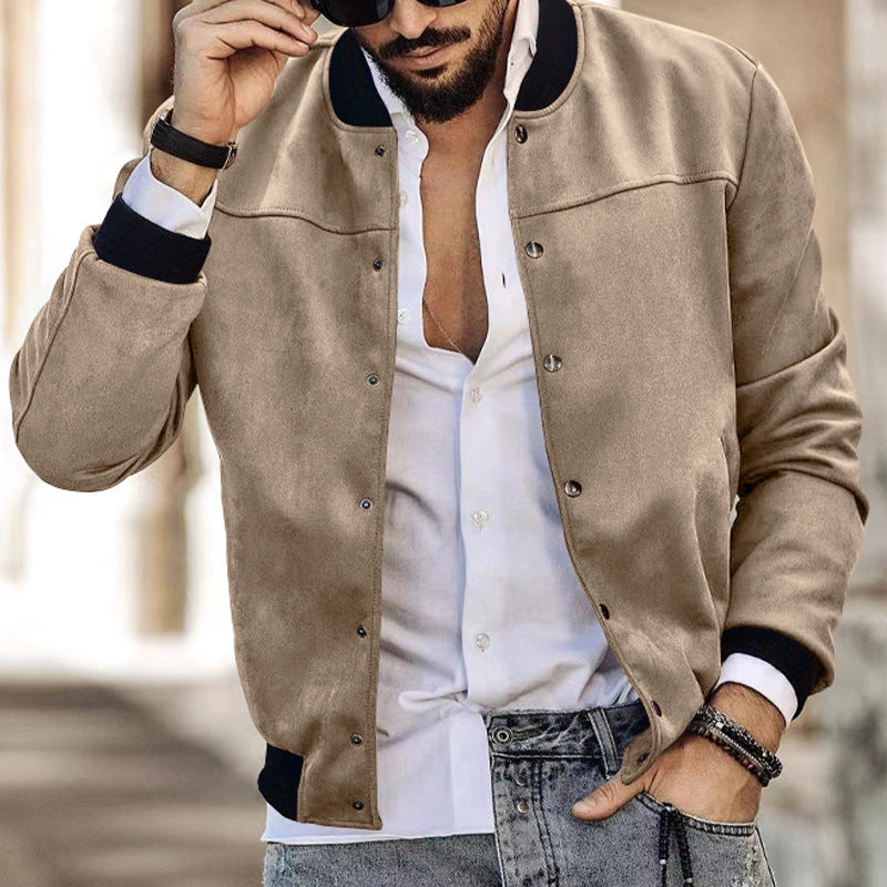 Herren Sportive Bomberjacke mit praktischen Taschen und elastischen Bündchen EB
