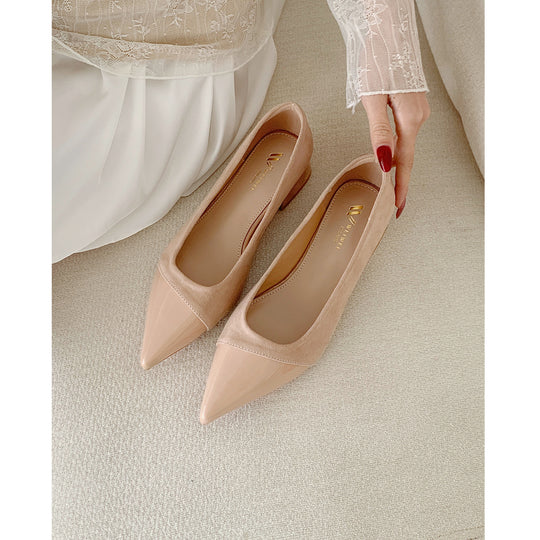 Damen elegante Ballerinas mit modernen Akzenten EB