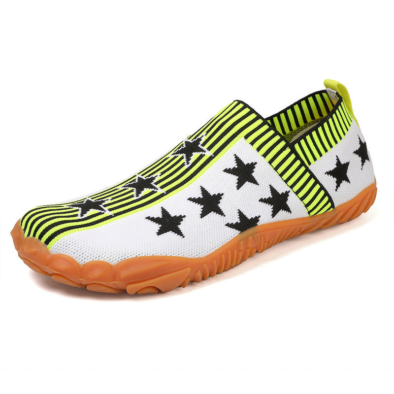 Damen Sportliche Aquaschuhe mit rutschfester Sohle und atmungsaktivem Obermaterial EB