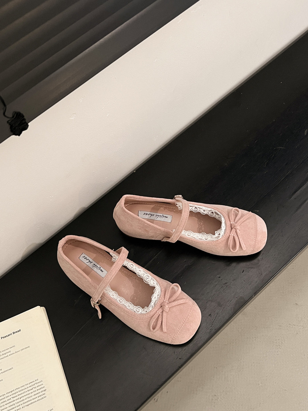 Damen elegante Ballerinas mit zartem Schleifen-Detail und hochwertigem Innenfutter EB