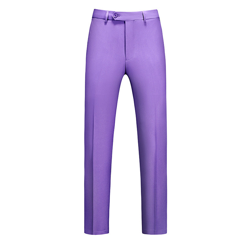 Herren nan schlanke Premium-Bügelfaltenhose mit Stretchbund und knitterarmem Gewebe EB
