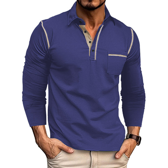 Herren Langarm Poloshirt EB