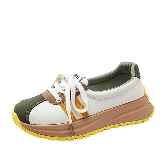 Damen Sportliche Sneaker mit metallischen Akzenten und rutschfester Sohle EB