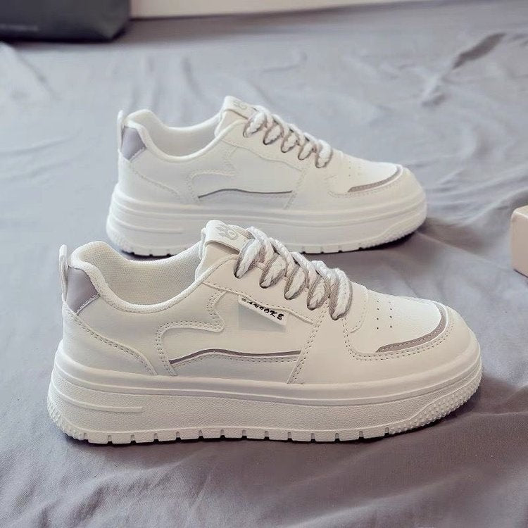 Damen Sneaker mit dicker Laufsohle und atmungsaktivem Obermaterial EB