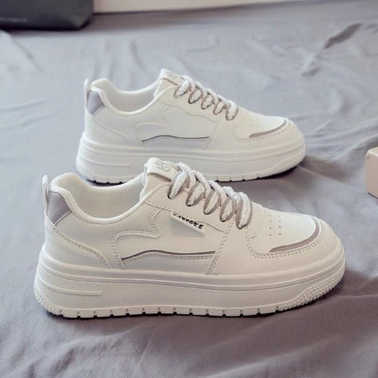 Damen Sneaker mit dicker Laufsohle und atmungsaktivem Obermaterial EB