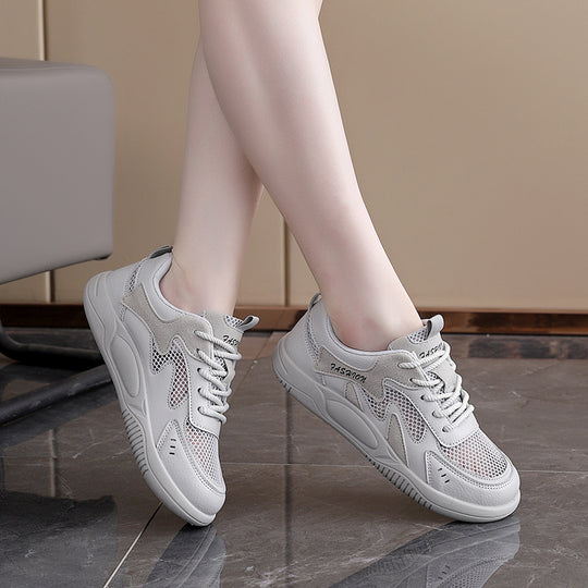 Damen Sneakers mit atmungsaktiver Mesh-Oberfläche und ergonomischer Dämpfung EB
