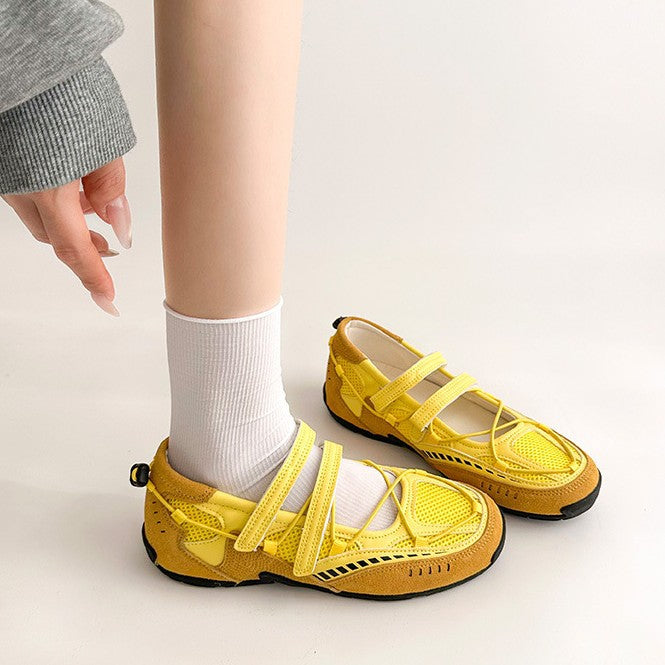 Damen Freizeitschuhe mit elastischem Riemchen-Design für optimalen Halt EB