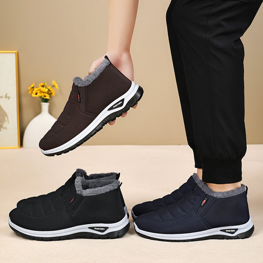 Damen Thermo-Stiefel mit Warmfutter und flexiblem Gummizug EB