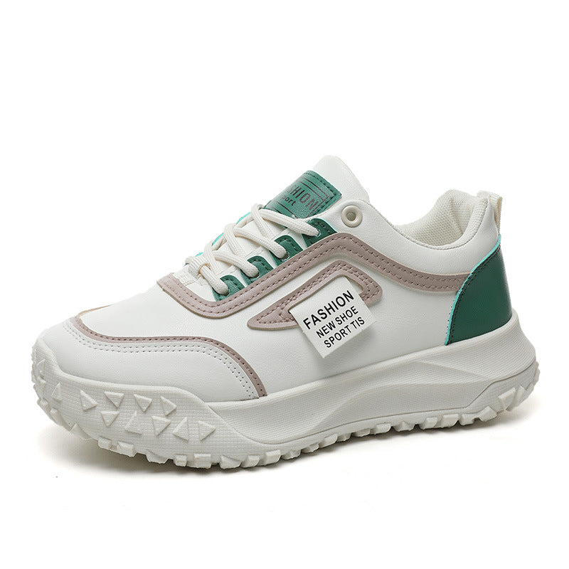 Damen sportliche Sneakers mit rutschfester Profilsohle und atmungsaktiver Obermaterialstruktur EB