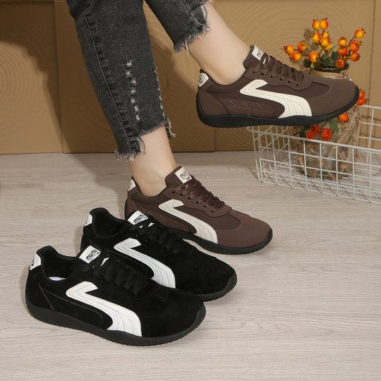 Damen Sportliche Freizeitsneaker mit atmungsaktiver Oberflächenstruktur EB