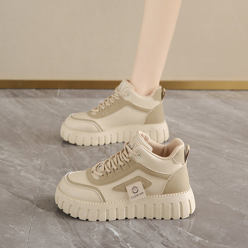 Damen Modische High-Top Sneakers mit rutschfester Sohle und atmungsaktivem Obermaterial EB