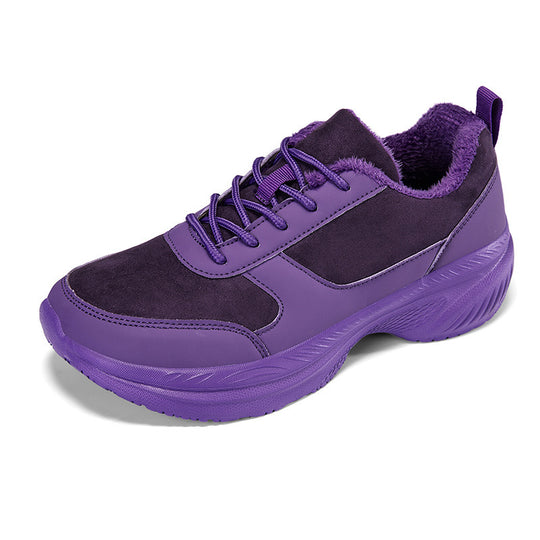 Damen Komfortable Sneaker mit warmem Innenfutter und rutschfester Sohle EB