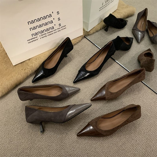 Damen elegante spitze Pumps EB