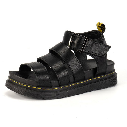 Damen Komfortable Riemchen-Sandalen mit verstellbarem Riemendesign und rutschfester Sohle EB