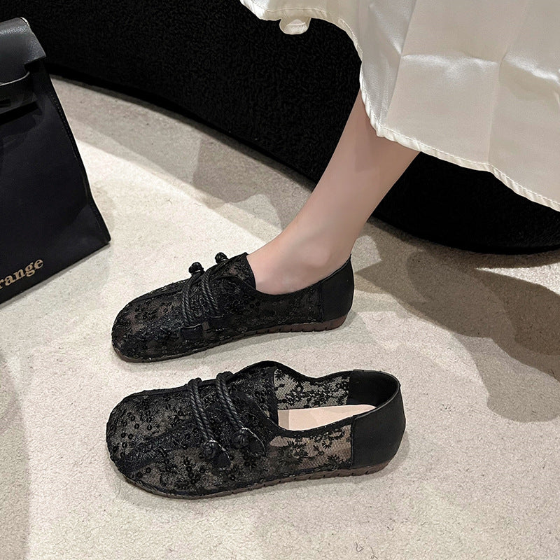 Damen Bequeme Slipper mit schimmerndem Paillettenmuster EB