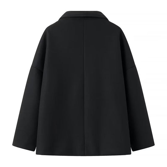 Damen modische Übergangsjacke im eleganten Doppelreiher-Stil EB
