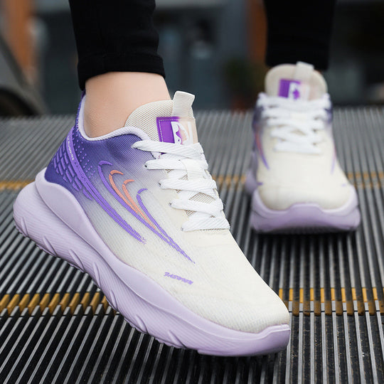 Damen Leichte und flexible Laufsneaker mit atmungsaktiver Obermaterialstruktur EB