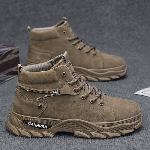 Damen Hohe Sneaker mit einzigartiger Reißverschluss-Detail und robustem Profil EB