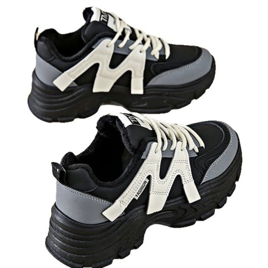 Damen Sportliche Komfort-Sneaker mit dämpfender Sohle und stylischem Design EB