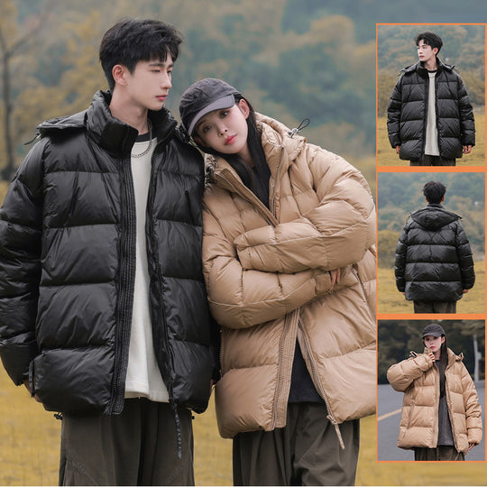 Damen modischer Pufferparka mit verstellbarem Kapuzensystem und weichem Innenfutter EB