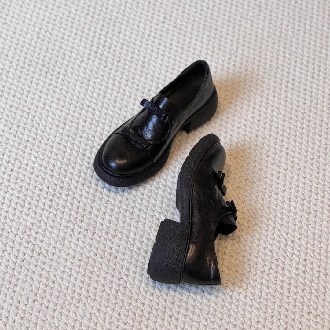 Damen Mary Jane Ballerinas mit stilvollem Riemen und komfortablem Absatz EB