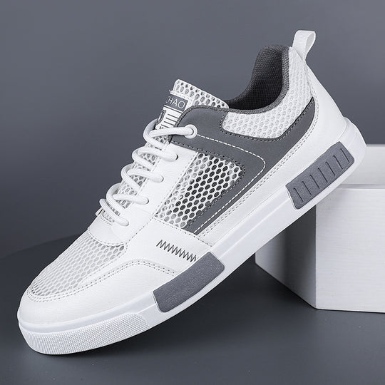 Damen Atmungsaktive Sportsneaker mit elastischem Mesh-Obermaterial und stoßdämpfender Sohle EB