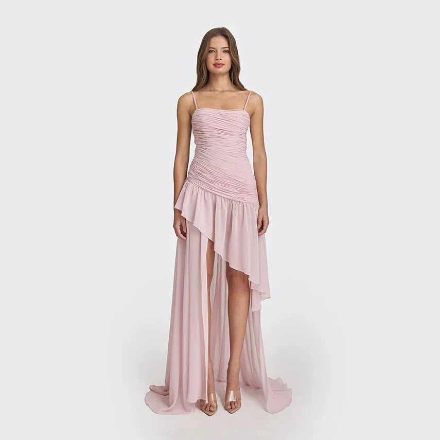 Damen Elegantes Kleid mit raffiniertem Rüschendesign EB
