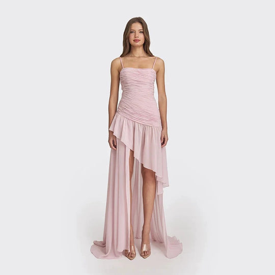 Damen Elegantes Kleid mit raffiniertem Rüschendesign EB