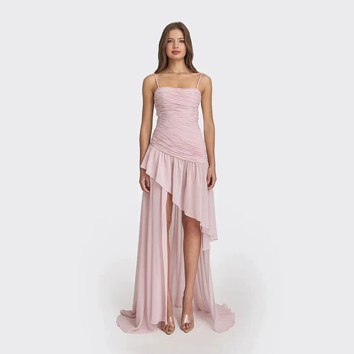 Damen Elegantes Kleid mit raffiniertem Rüschendesign EB