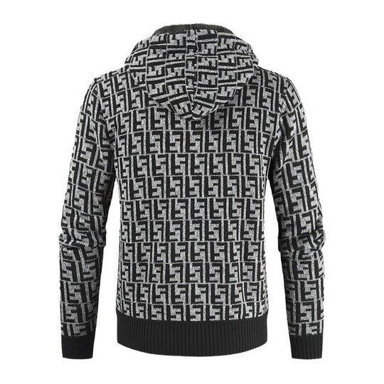 Herren Warm gefütterte Kapuzenjacke EB