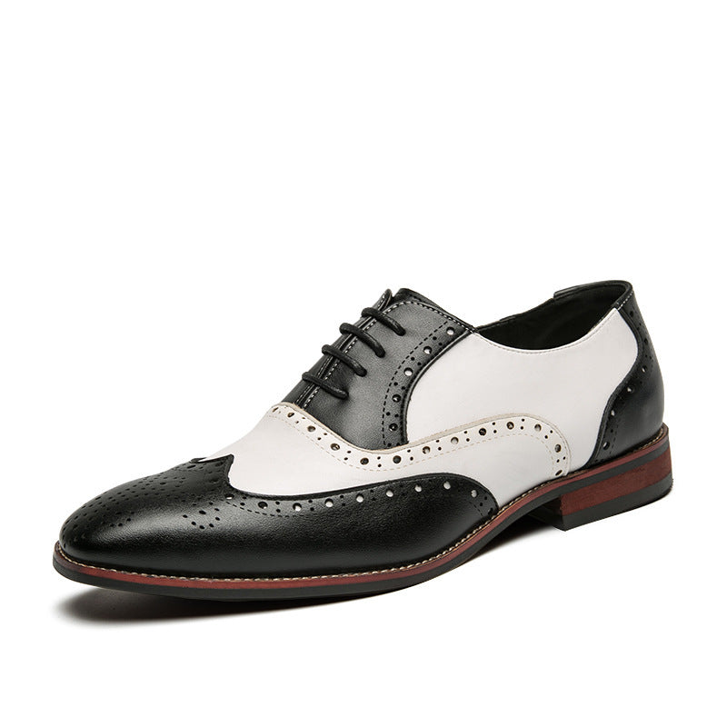 Damen elegante Brogues aus hochwertigen Leder mit klassischem Design EB