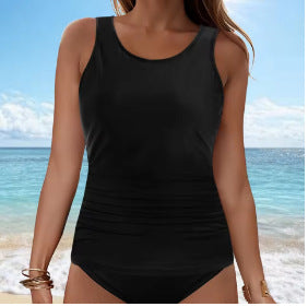 Damen Tankini-Oberteil mit Raffung EB