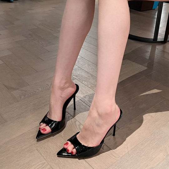 Damen elegante Slingback-Pumps mit öffentlichem Zehenbereich EB