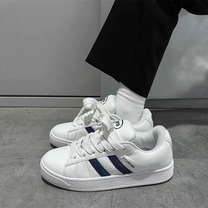 Damen Sportliche Sneaker mit klassischem Streifendesign EB