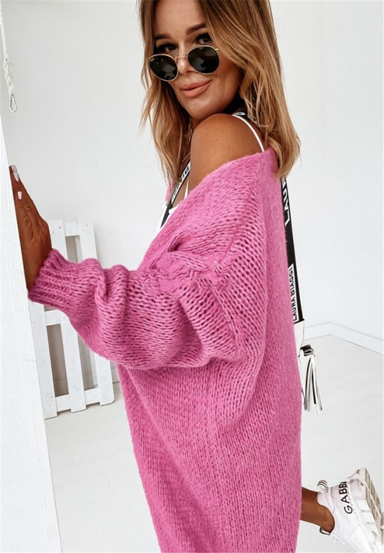 Damen Großer Strickpullover EB