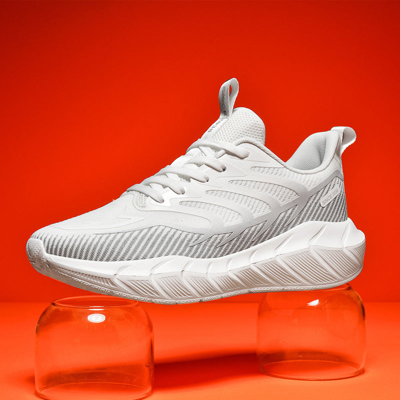 Damen Sportliche Lauf-Sneaker mit atmungsaktiver Oberflächenstruktur und dämpfender Sohle EB