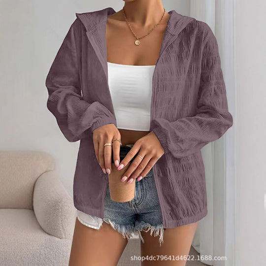 Damen lässige Kapuzenjacke EB